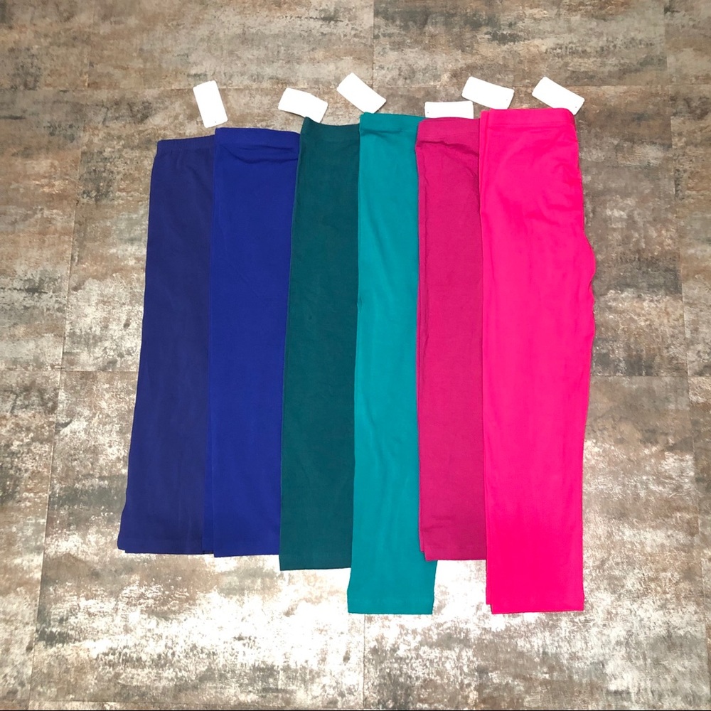 NWT Forever 21 Capri Leggings Lot of 6 Pairs, Sz S